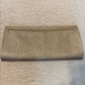 Elegant Gold Textured Clutch